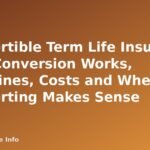 Convertible Term Life Insurance: How Conversion Works, Deadlines, Costs and When Converting Makes Sense - featured image