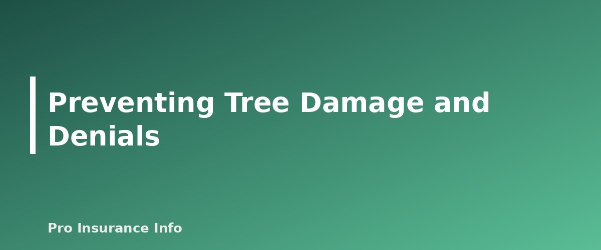 Preventing Tree Damage and Denials - section banner for Does Homeowners Insurance Cover Fallen Trees? Damage, Removal Limits and Neighbor Disputes