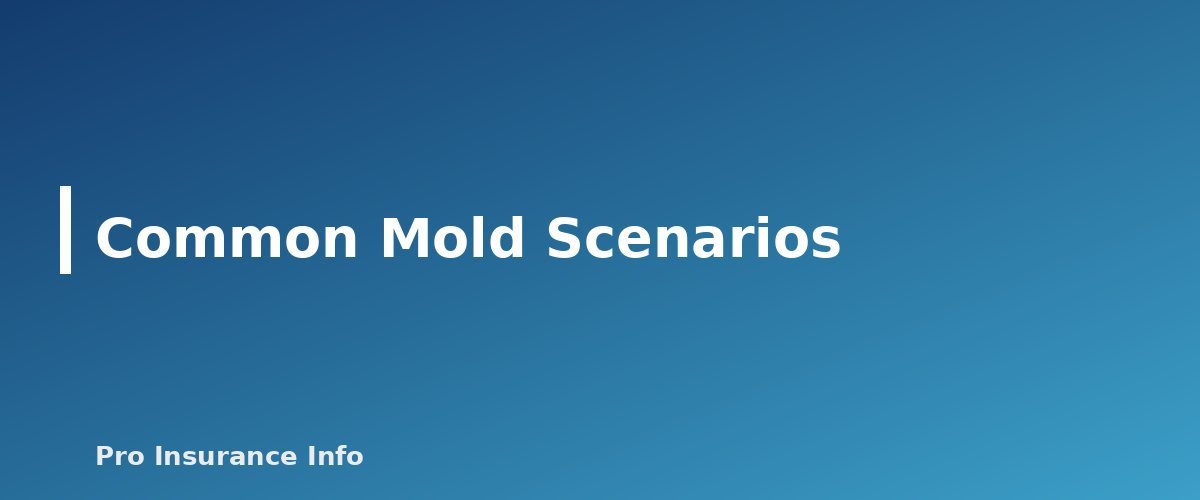 Common Mold Scenarios - section banner for Does Homeowners Insurance Cover Mold? When It's Covered, When It Isn't and How to File