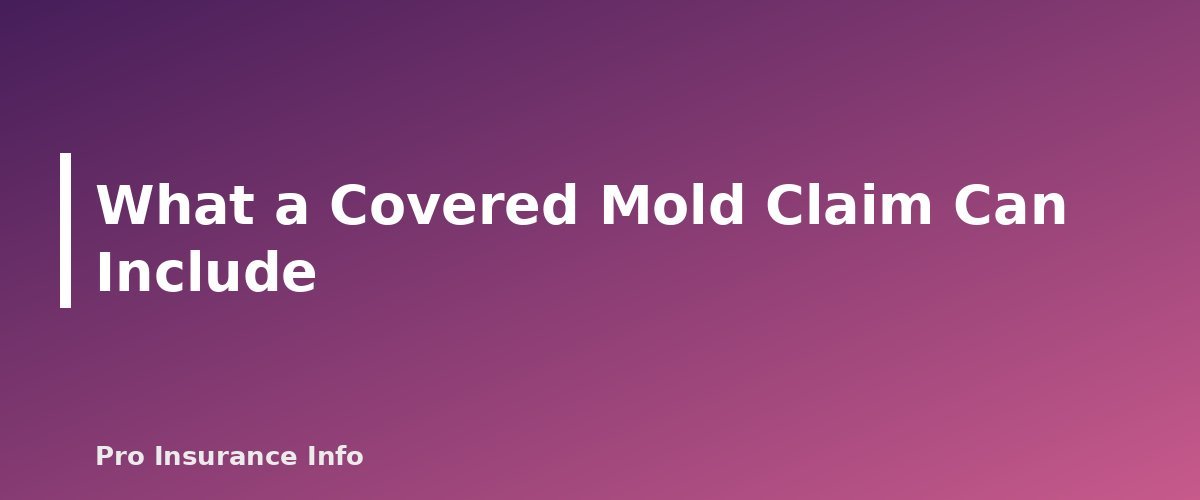 What a Covered Mold Claim Can Include - section banner for Does Homeowners Insurance Cover Mold? When It's Covered, When It Isn't and How to File