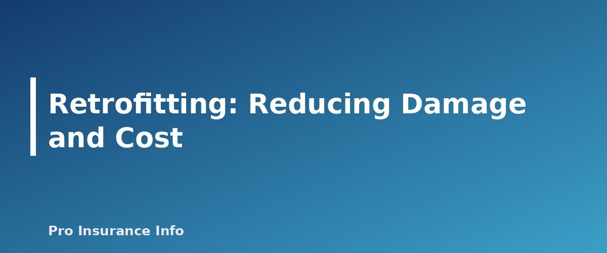 Retrofitting: Reducing Damage and Cost - section banner for Earthquake Insurance Basics