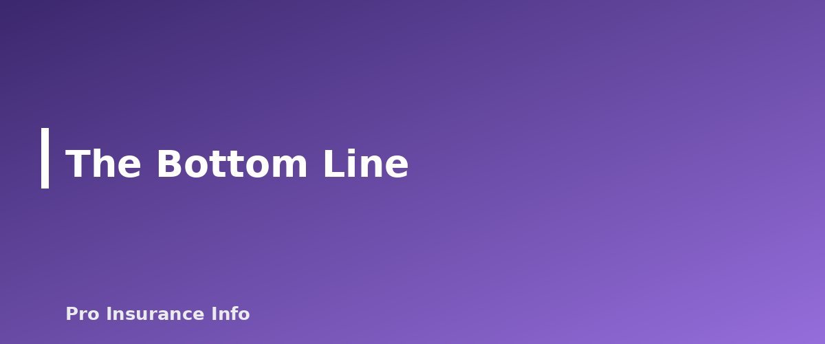The Bottom Line - section banner for Final Expense Insurance