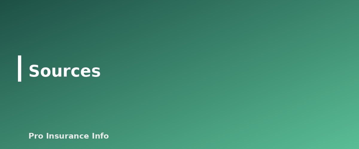 Sources - section banner for Health Insurance for the Self-Employed