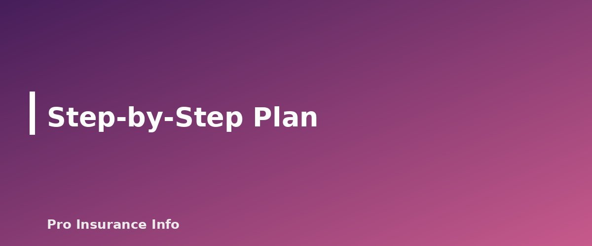 Step-by-Step Plan - section banner for Health Insurance for the Self-Employed