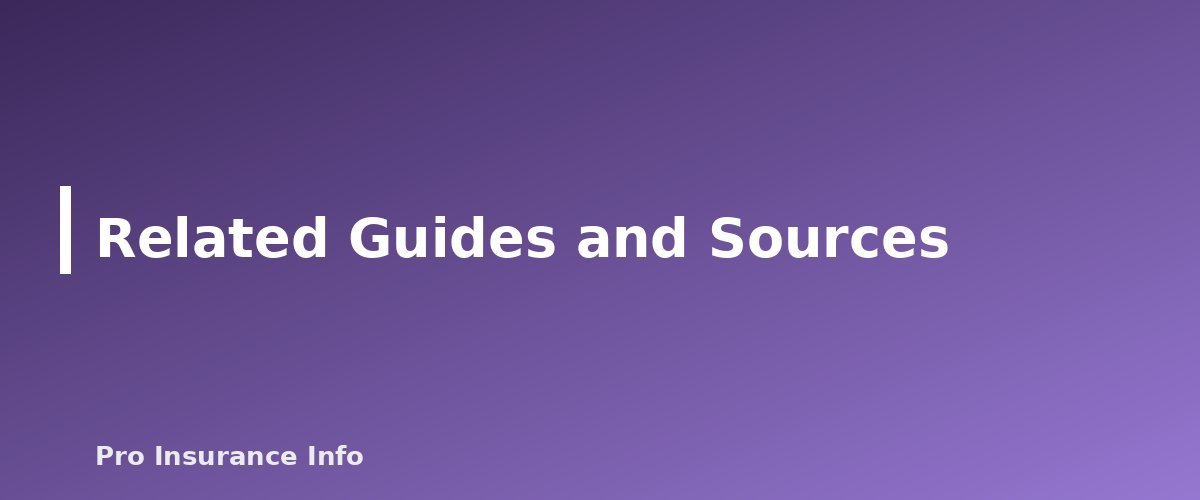 Related Guides and Sources - section banner for Health Insurance Guide