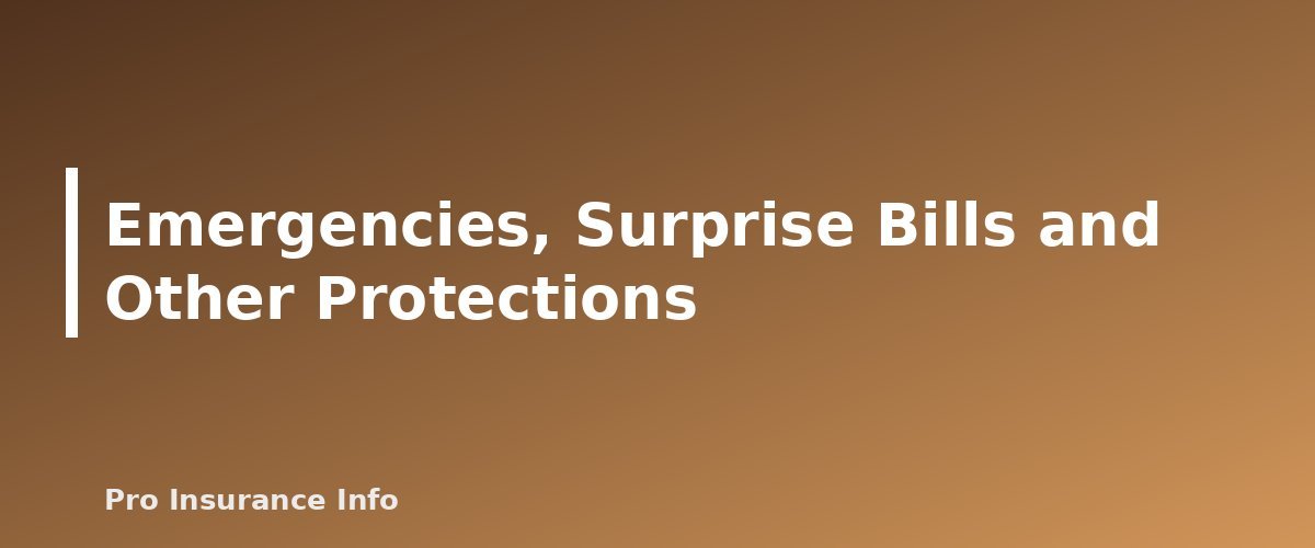 Emergencies, Surprise Bills and Other Protections - section banner for HMO vs PPO vs EPO vs POS