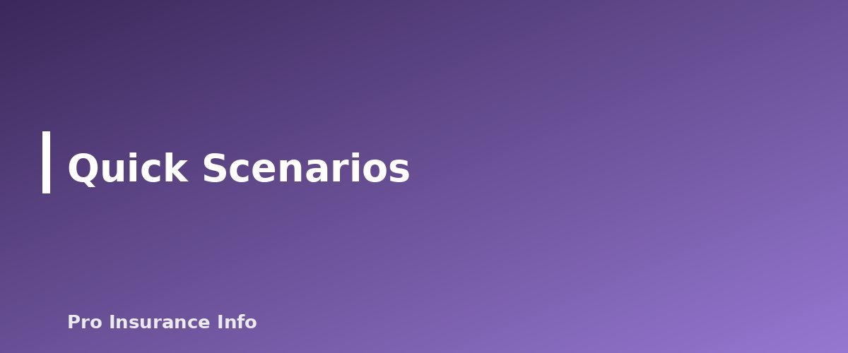 Quick Scenarios - section banner for HMO vs PPO vs EPO vs POS