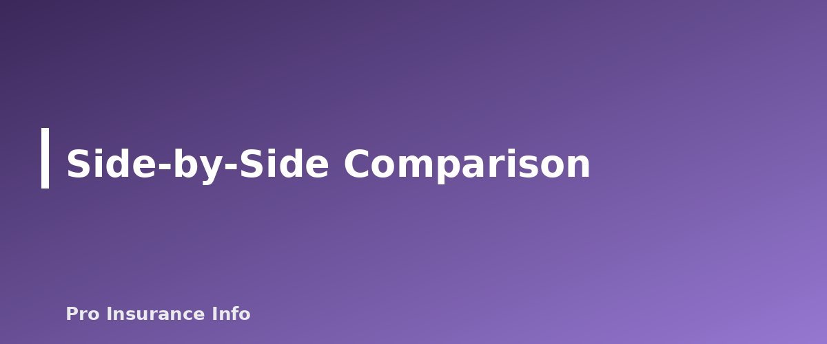 Side-by-Side Comparison - section banner for HMO vs PPO vs EPO vs POS