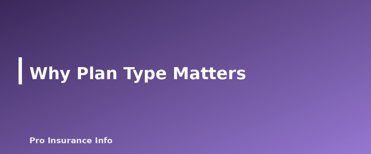 Why Plan Type Matters - section banner for HMO vs PPO vs EPO vs POS
