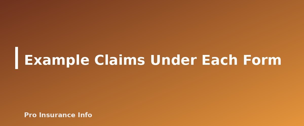 Example Claims Under Each Form - section banner for HO-3 vs. HO-5 Homeowners Insurance