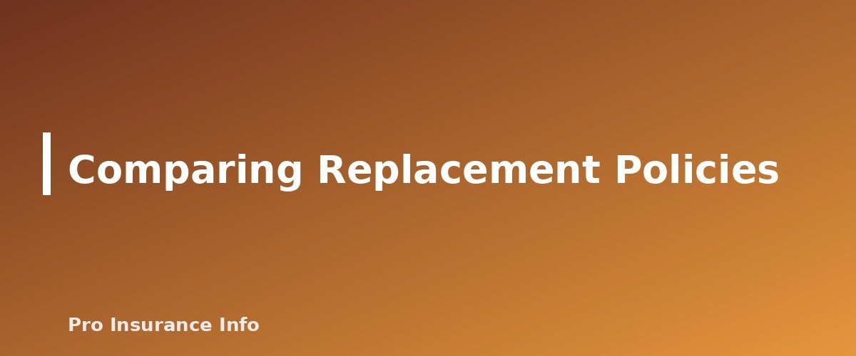 Comparing Replacement Policies - section banner for Homeowners Insurance Nonrenewal