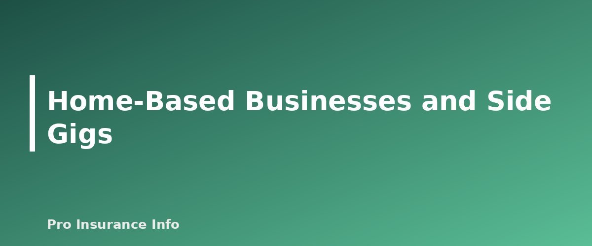 Home-Based Businesses and Side Gigs - section banner for Homeowners Liability Coverage Explained