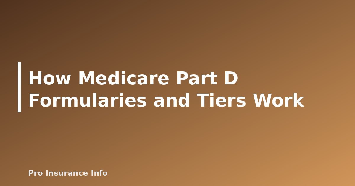 How Medicare Part D Formularies and Tiers Work - featured image