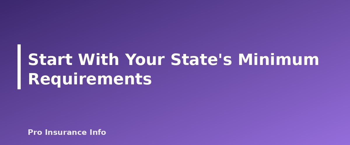 Start With Your State's Minimum Requirements - section banner for How Much Car Insurance Do You Need? State Minimums vs. Smart Limits, With a Coverage Worksheet