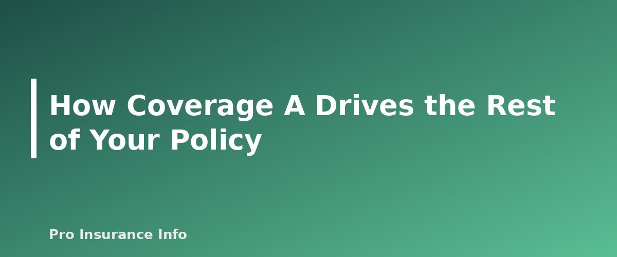 How Coverage A Drives the Rest of Your Policy - section banner for How Much Dwelling Coverage Do You Need? Setting Coverage A the Right Way