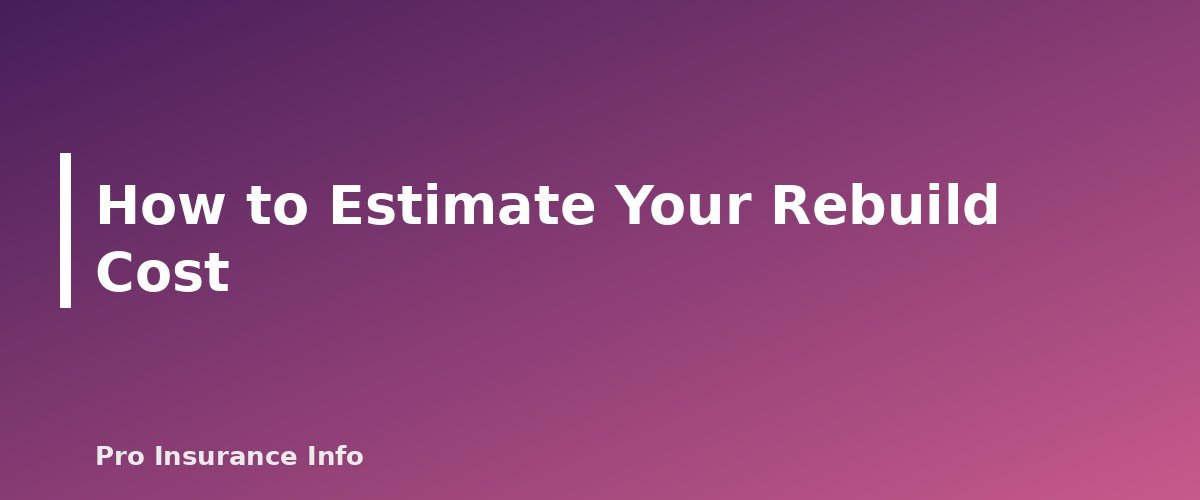 How to Estimate Your Rebuild Cost - section banner for How Much Dwelling Coverage Do You Need? Setting Coverage A the Right Way