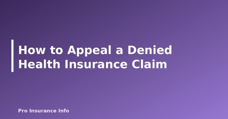 How to Appeal a Denied Health Insurance Claim - featured image
