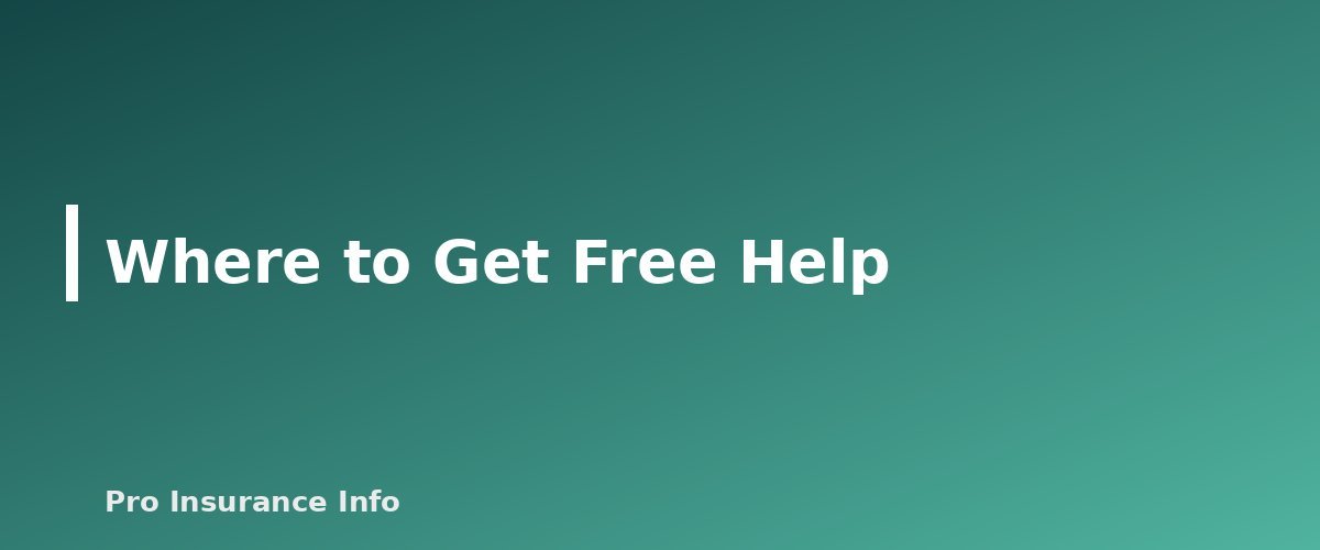 Where to Get Free Help - section banner for How to Appeal a Denied Health Insurance Claim