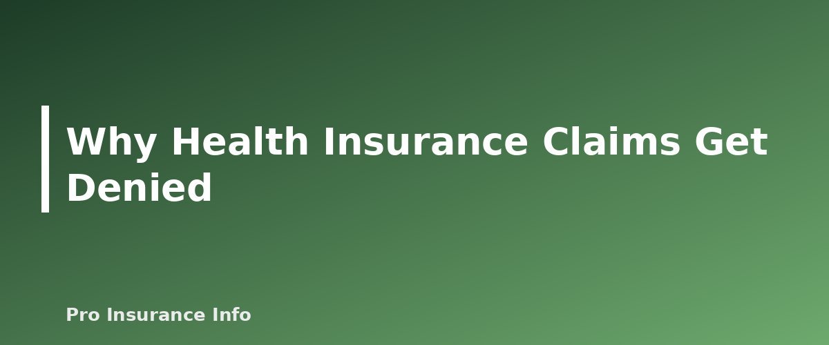 Why Health Insurance Claims Get Denied - section banner for How to Appeal a Denied Health Insurance Claim