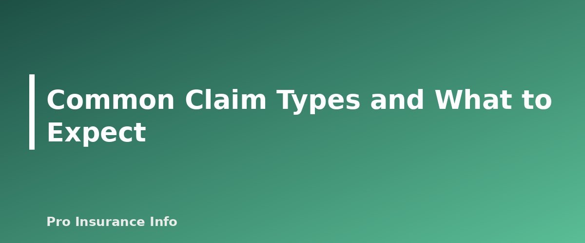 Common Claim Types and What to Expect - section banner for How to File a Homeowners Insurance Claim
