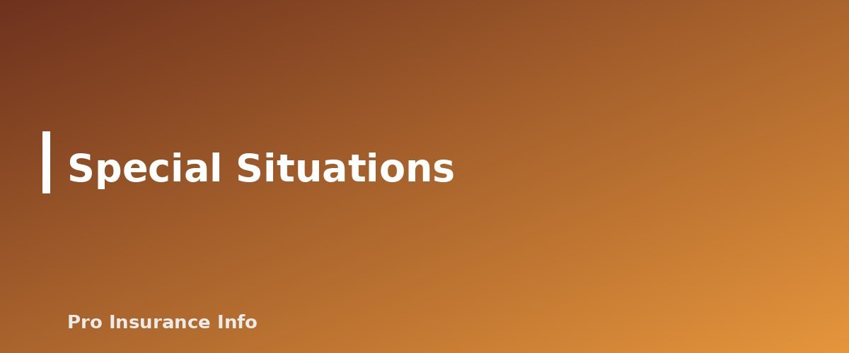 Special Situations - section banner for How to Make a Home Inventory for Insurance