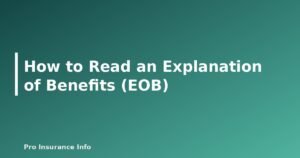 How to Read an Explanation of Benefits (EOB) - featured image