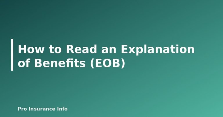 How to Read an Explanation of Benefits (EOB) - featured image