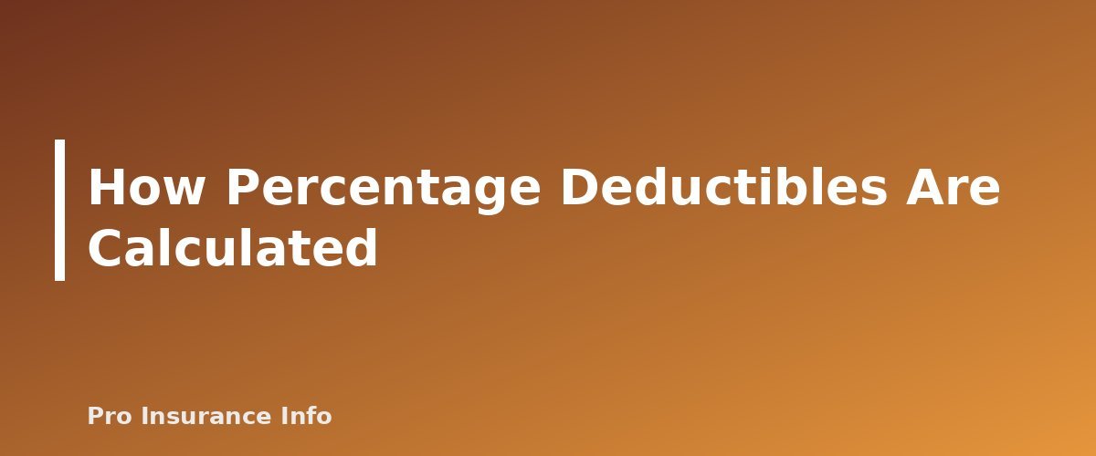 How Percentage Deductibles Are Calculated - section banner for Hurricane and Wind/Hail Deductibles Explained