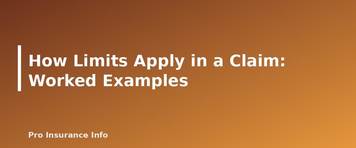 How Limits Apply in a Claim: Worked Examples - section banner for Car Insurance Liability Limits Explained
