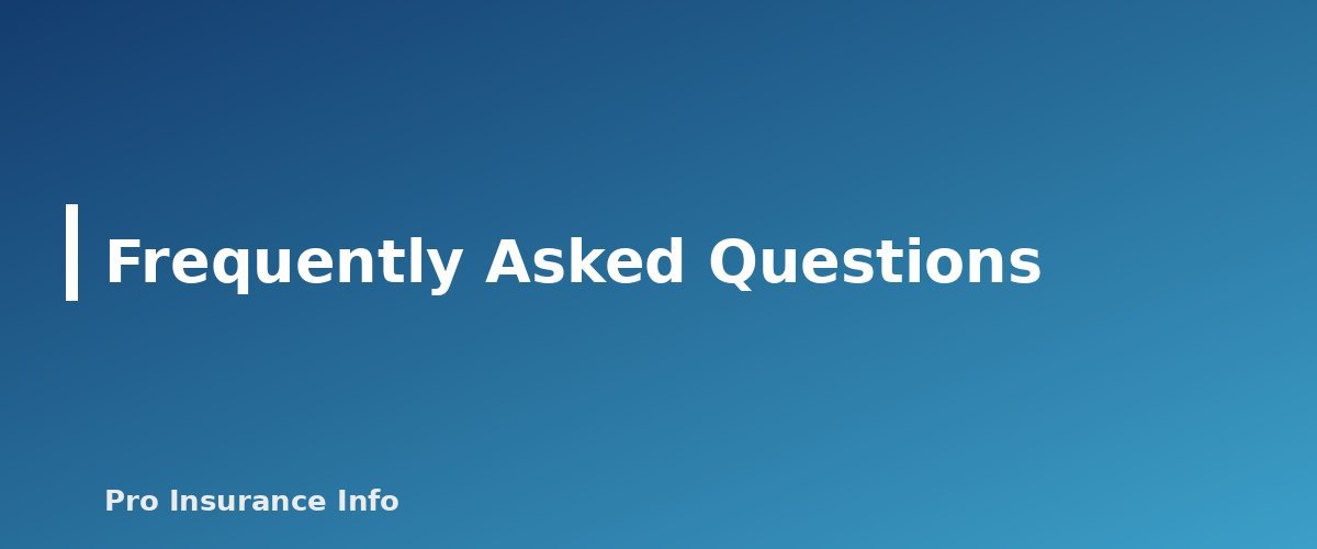 Frequently Asked Questions - section banner for Life Insurance for Stay-at-Home Parents