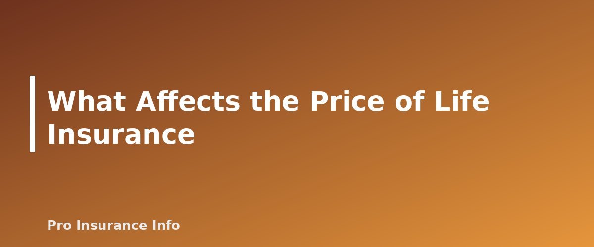 What Affects the Price of Life Insurance - section banner for Life Insurance Guide