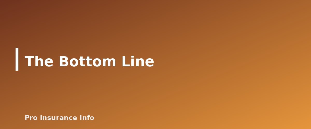 The Bottom Line - section banner for Life Insurance Riders Explained