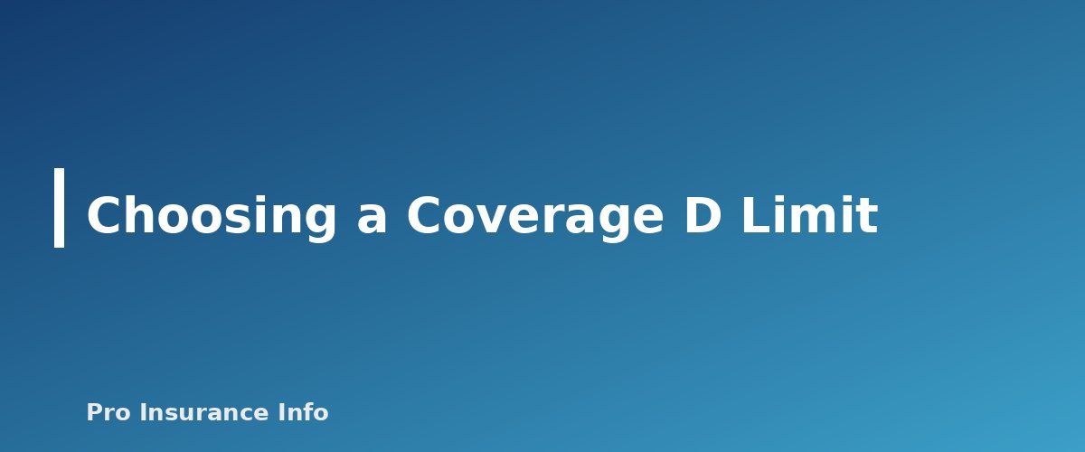 Choosing a Coverage D Limit - section banner for Loss of Use Coverage (Coverage D)
