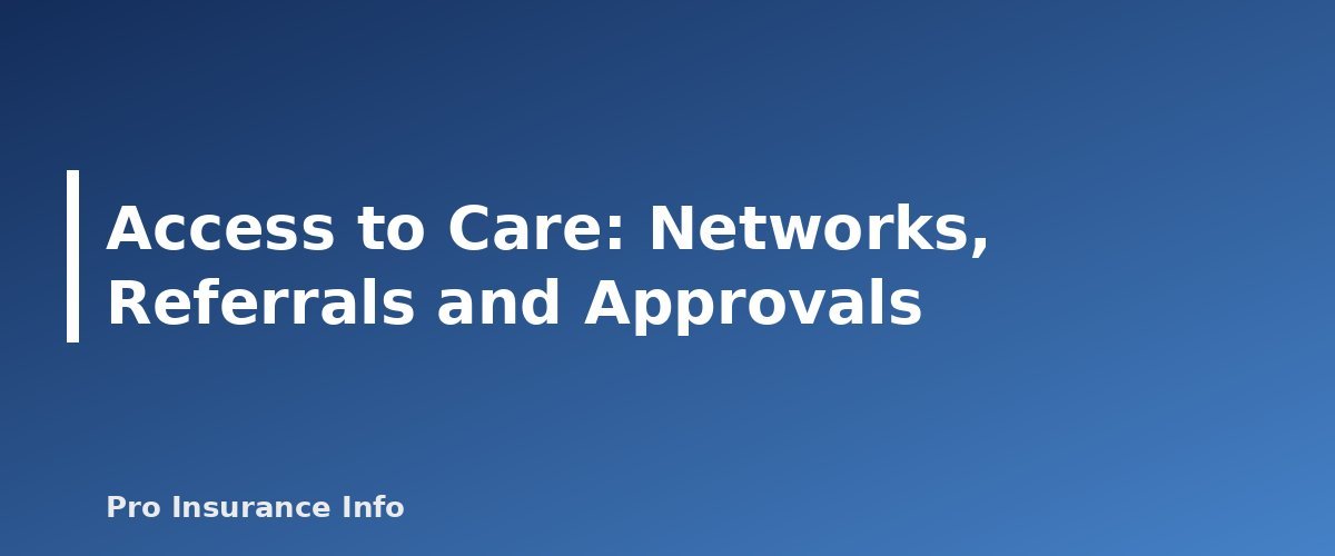 Access to Care: Networks, Referrals and Approvals - section banner for Medicare Advantage vs Medigap