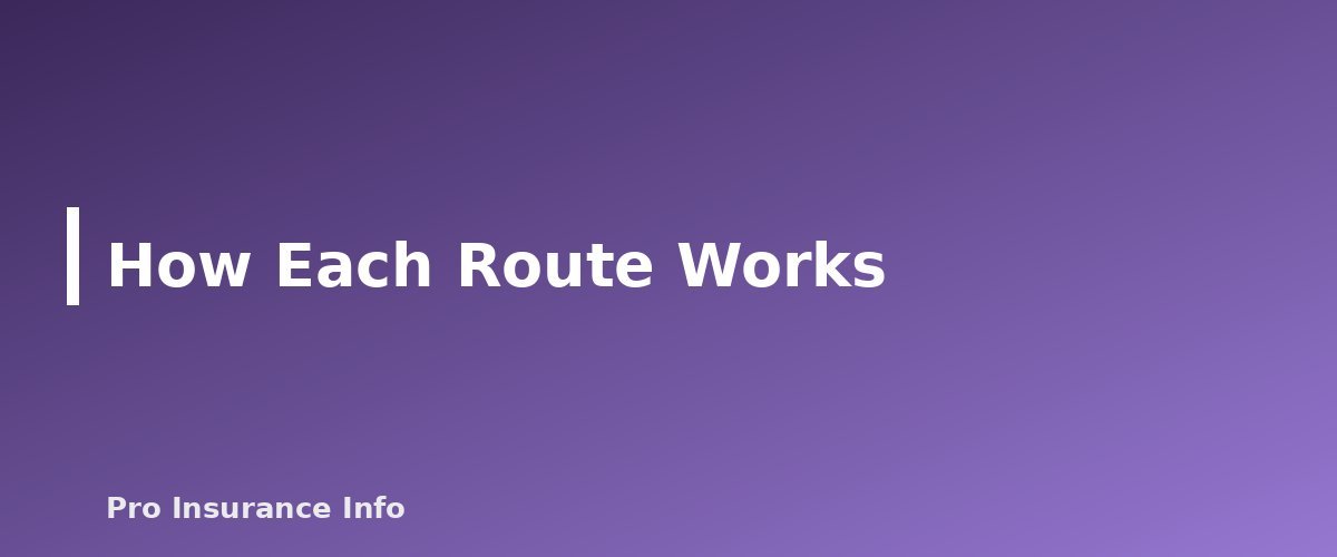 How Each Route Works - section banner for Medicare Advantage vs Medigap