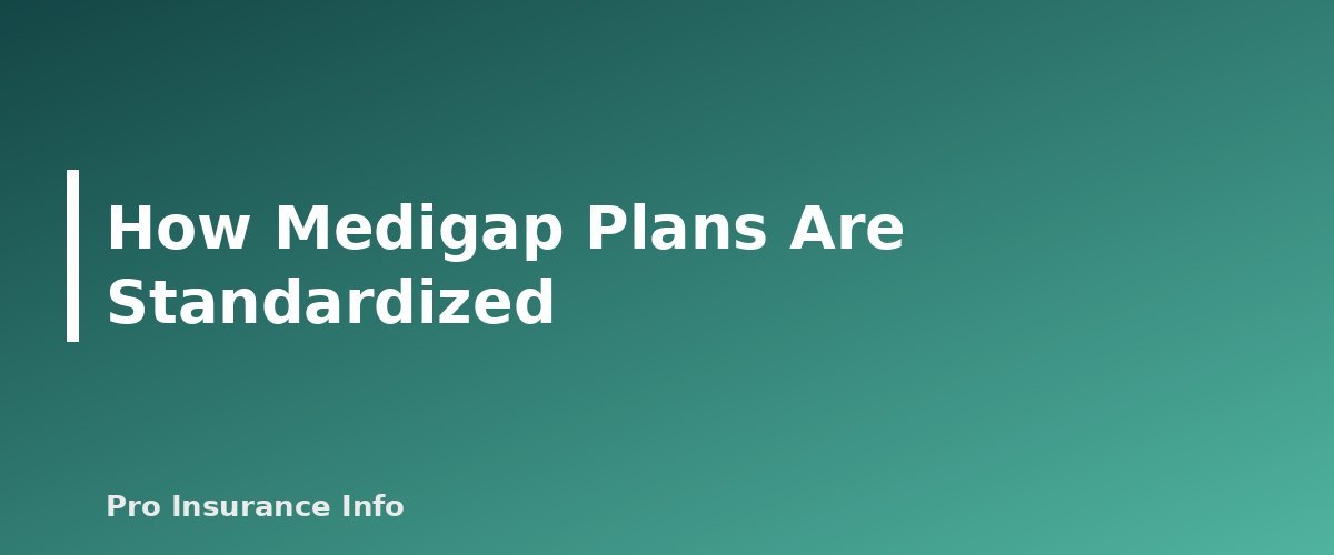 How Medigap Plans Are Standardized - section banner for Medigap Plan G vs Plan N