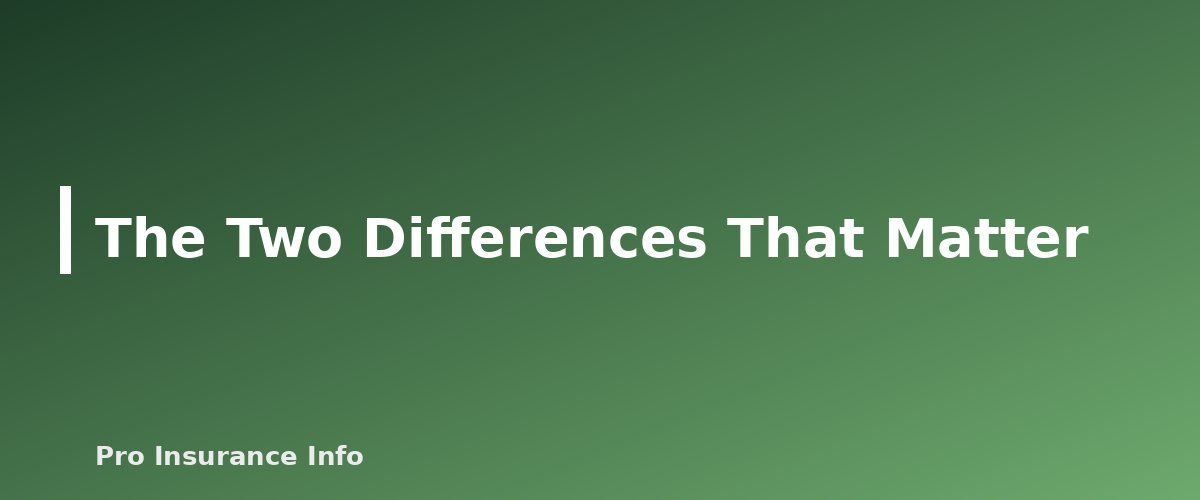 The Two Differences That Matter - section banner for Medigap Plan G vs Plan N