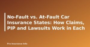 No-Fault vs. At-Fault Car Insurance States: How Claims, PIP and Lawsuits Work in Each - featured image