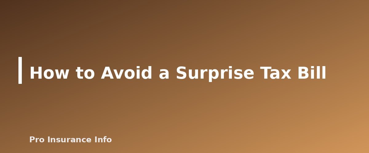 How to Avoid a Surprise Tax Bill - section banner for Premium Tax Credits