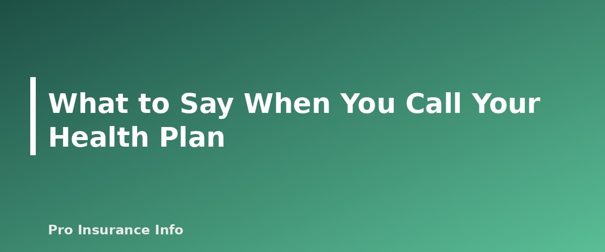 What to Say When You Call Your Health Plan - section banner for Prior Authorization Explained