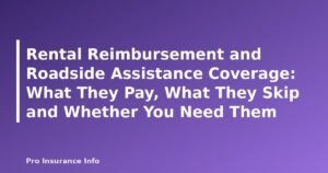 Rental Reimbursement and Roadside Assistance Coverage: What They Pay, What They Skip and Whether You Need Them - featured image
