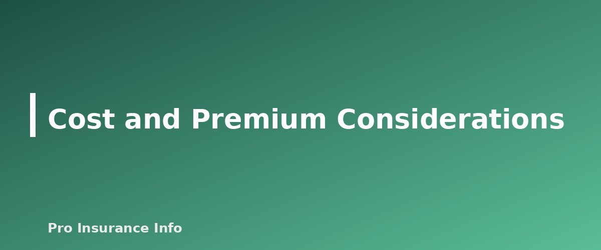 Cost and Premium Considerations - section banner for Insuring Jewelry and Valuables