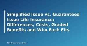 Simplified Issue vs. Guaranteed Issue Life Insurance: Differences, Costs, Graded Benefits and Who Each Fits - featured image