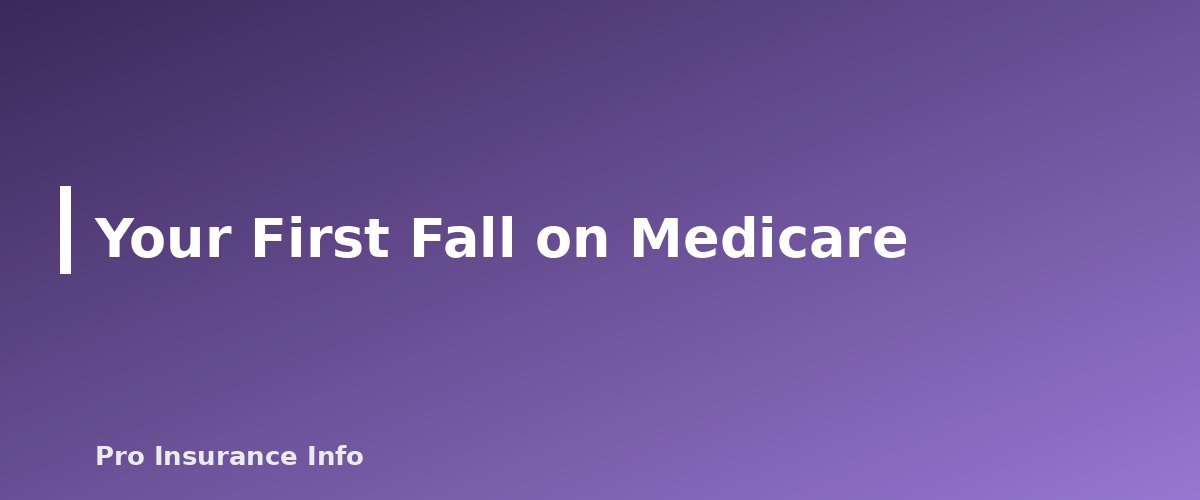 Your First Fall on Medicare - section banner for Turning 65 Checklist