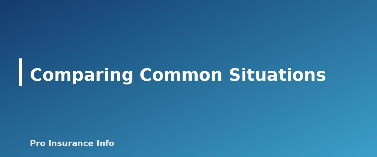 Comparing Common Situations - section banner for Vacant Home Insurance
