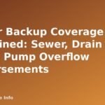 Water Backup Coverage Explained: Sewer, Drain and Sump Pump Overflow Endorsements - featured image