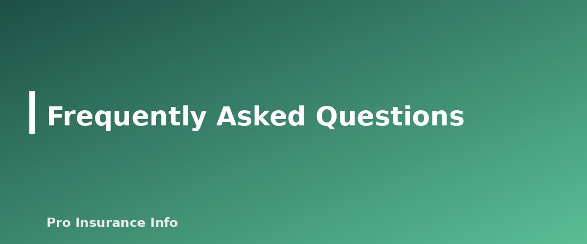 Frequently Asked Questions - section banner for What Raises Your Homeowners Insurance Premium (and What Does Not)